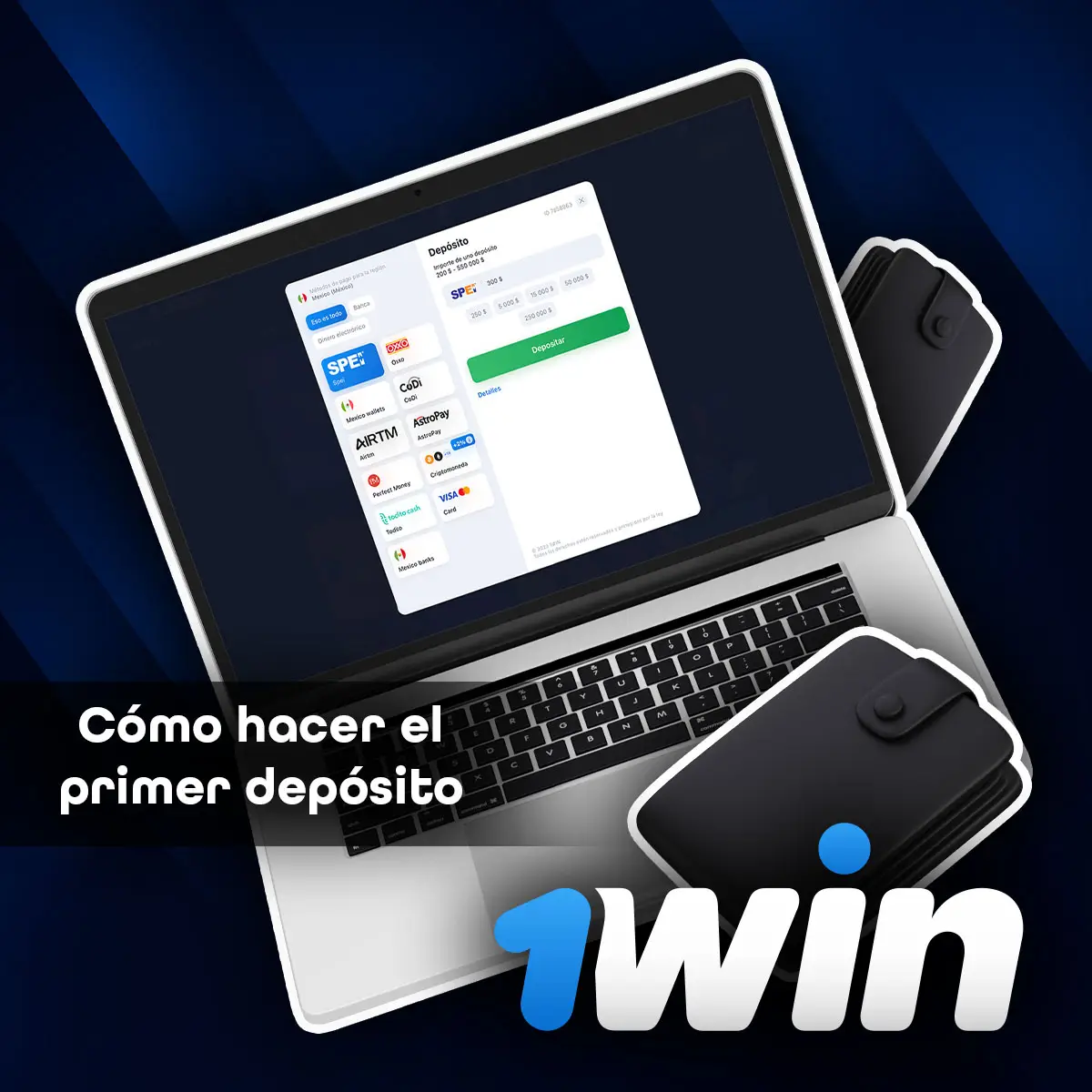 Cómo ingresar dinero en la cuenta de juego de 1win guía paso a paso